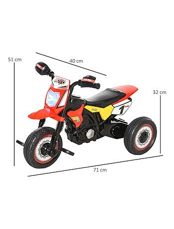 Tricycle enfants moto cross effets musicaux