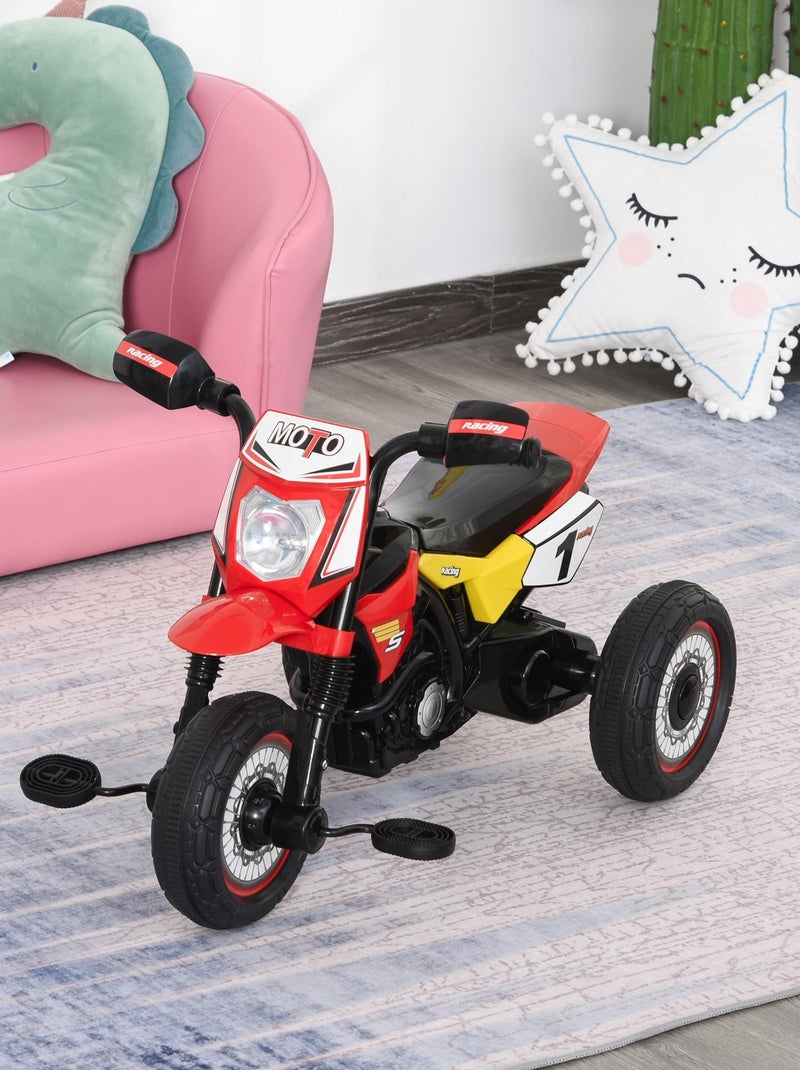 Tricycle enfants moto cross effets musicaux Rouge - Kiabi