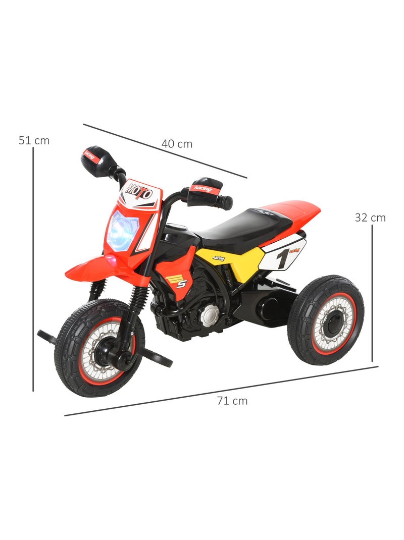 Tricycle enfants moto cross effets musicaux Rouge - Kiabi