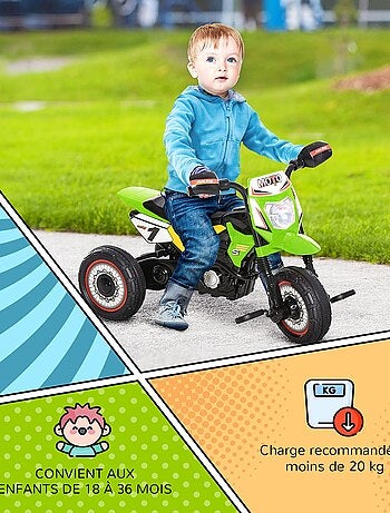 Tricycle enfants moto cross effets musicaux