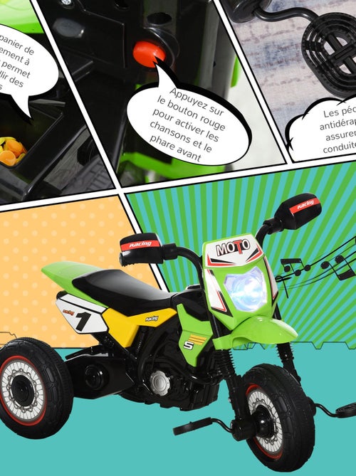 Tricycle enfants moto cross effets musicaux - Kiabi