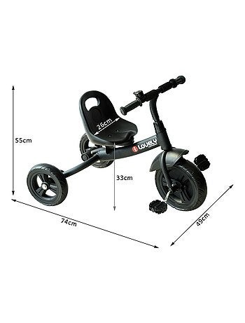 Tricycle enfants multi-équipé
