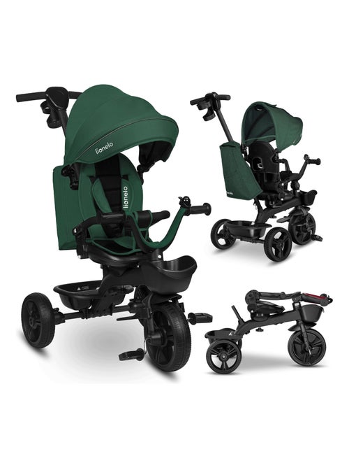 Tricycle évolutif - LIONELO Kori - Siège pivotant - Roue libre - 9-25kg - Kiabi