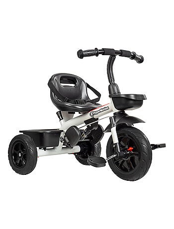 Tricycle Évolutif 1 à 5 ans - Poussoir Réglable, Démontable Couplé avec Guidon