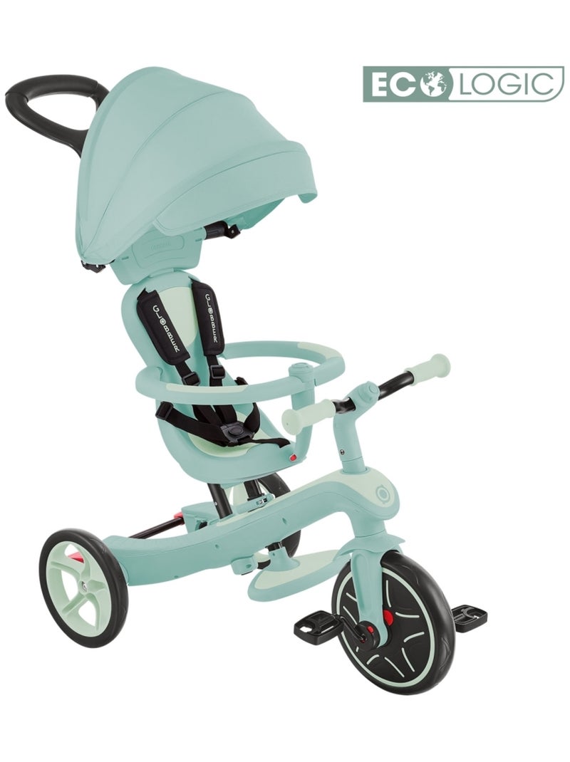 Tricycle évolutif EXPLORER 4 en 1 DELUXE ECO Vert pistache - Kiabi
