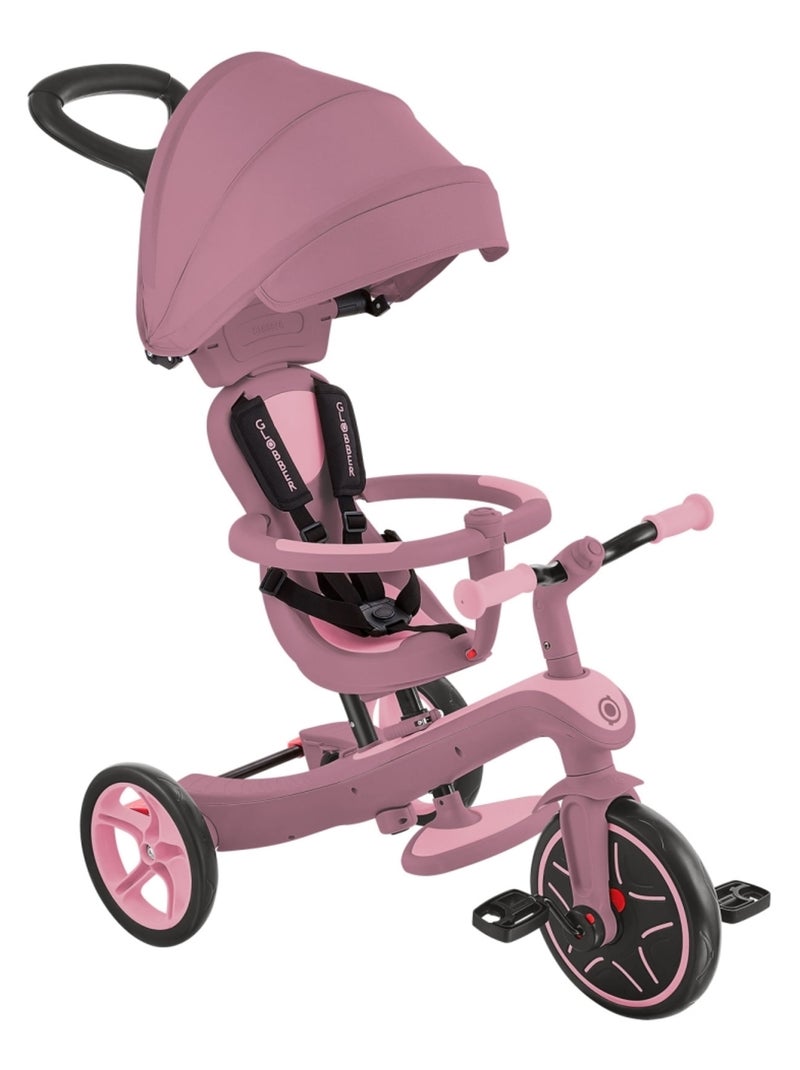 Tricycle évolutif EXPLORER 4 en 1 DELUXE PLAY Rose parme - Kiabi