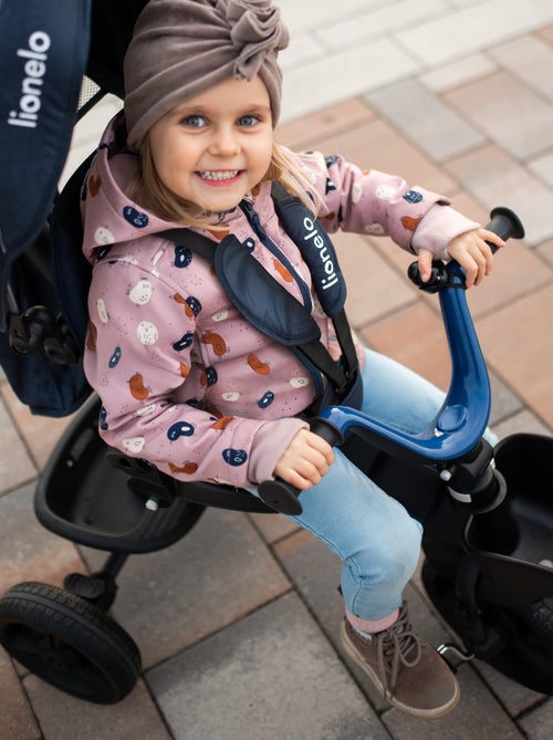 Tricycle évolutif LIONELO Kori - Siège réversible & réglable - Jusqu'à 25 kg - Panier inclus - Kiabi Tricycle évolutif LIONELO Kori - Siège réversible & réglable - Jusqu'à 25 kg - Panier inclus - Kiabi