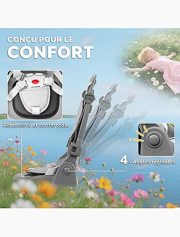 Tricycle évolutif pliable réglable 6 en 1