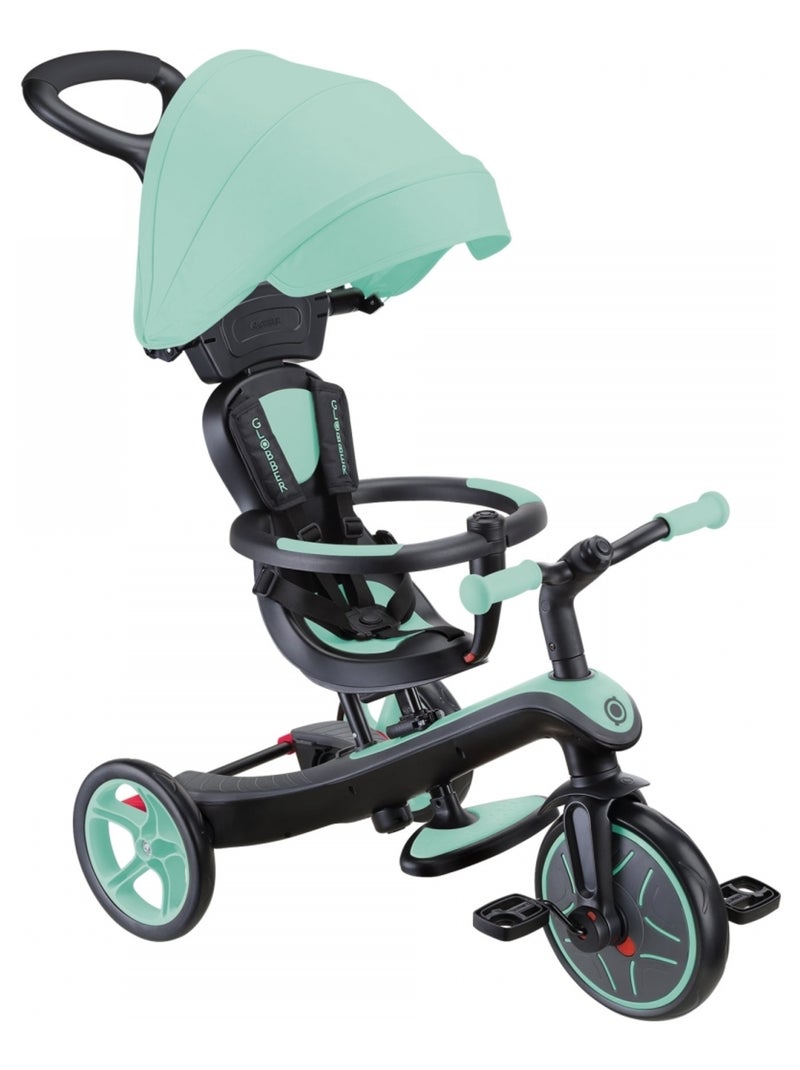 Tricycle évolutif pour bébé EXPLORER 4 en 1 Vert menthe - Kiabi