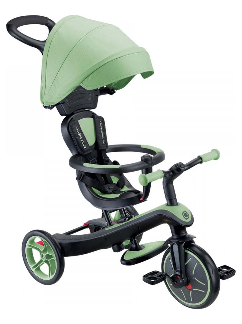 Tricycle évolutif pour bébé EXPLORER 4 en 1 Vert Sauge - Kiabi