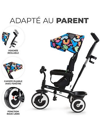 Tricycle evolutif poussette avec pare soleil regl