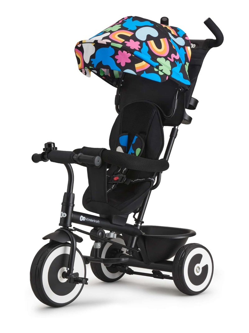 Tricycle évolutif poussette avec pare-soleil réglable Multicolore - Kiabi