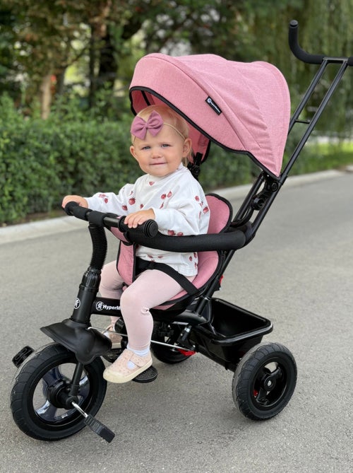 Tricycle Évolutif, Vélo Enfant 1-4 ans Pliable - Poignée Confortable, Poussoir, Siège Réversible - Kiabi