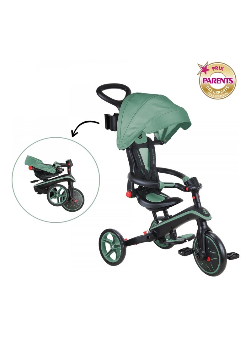 Tricycle EXPLORER 4-en-1 Évolutif & Pliable Vert olive - Kiabi