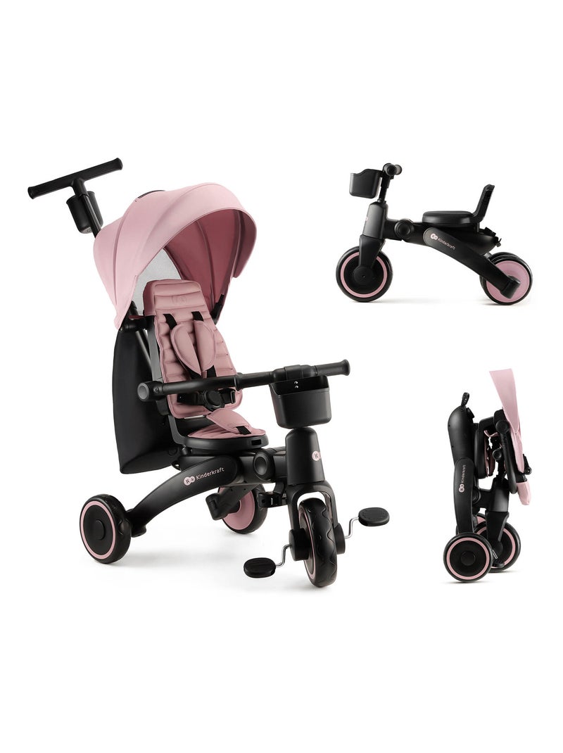 Tricycle jazz 2 modèle pratique et confortable Rose - Kiabi