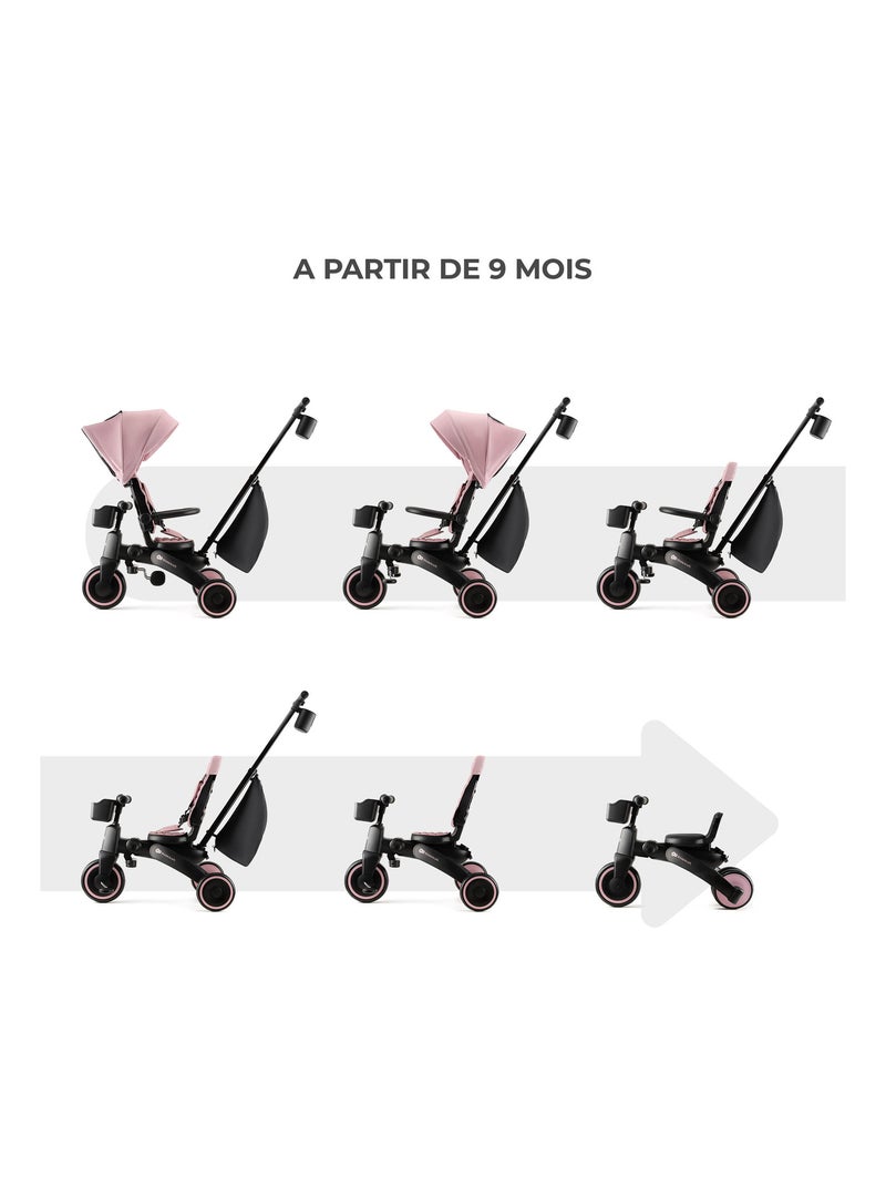 Tricycle jazz 2 modèle pratique et confortable Rose - Kiabi