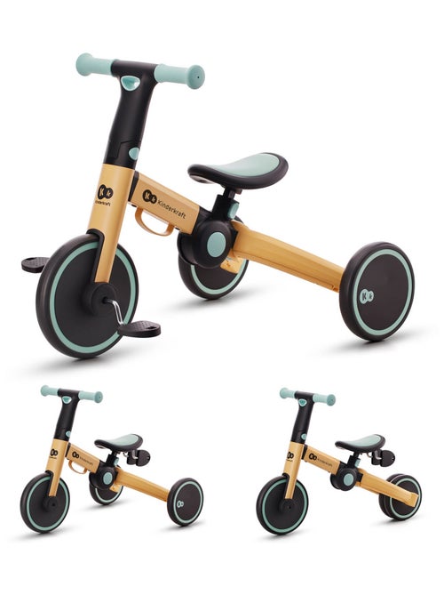 Tricycle Kinderkraft 4TRIKE 3 en 1 Pliable avec Mini Draisienne, Selle Réglable et Roues EVA - Kiabi Tricycle Kinderkraft 4TRIKE 3 en 1 Pliable avec Mini Draisienne, Selle Réglable et Roues EVA - Kiabi
