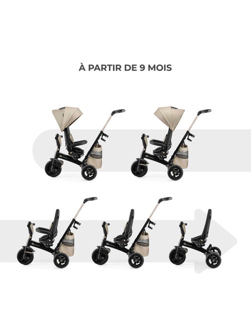 Tricycle Kinderkraft EASYTWIST 5 en 1 avec Siège Rotatif 360°, Capote UPF50+ et Roues PU - Kiabi Tricycle Kinderkraft EASYTWIST 5 en 1 avec Siège Rotatif 360°, Capote UPF50+ et Roues PU - Kiabi