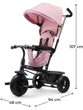 Tricycle Kinderkraft FREEWAY 2 5en1 Air Comfort System housse respirante frein central
