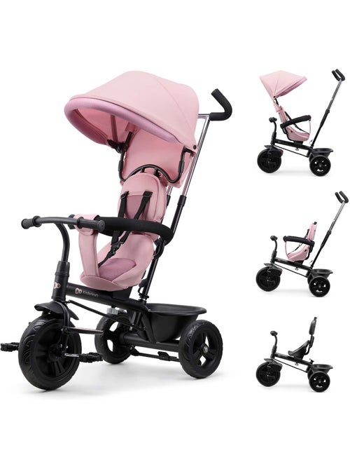 Tricycle Kinderkraft FREEWAY 2 5en1 norme CEN TS 17876 harnais 3 points bumper ouvrable 9 mois+ - Kiabi