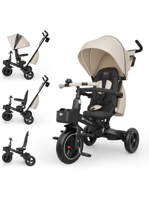 Tricycle Kinderkraft SPINSTEP 2 PLUS 6en1 siège 360° CLICK & TWIST dossier réglable UPF50+ PU - Kiabi Tricycle Kinderkraft SPINSTEP 2 PLUS 6en1 siège 360° CLICK & TWIST dossier réglable UPF50+ PU - Kiabi