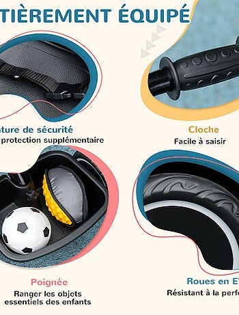 Tricycle pour enfant évolutif avec siège réglable