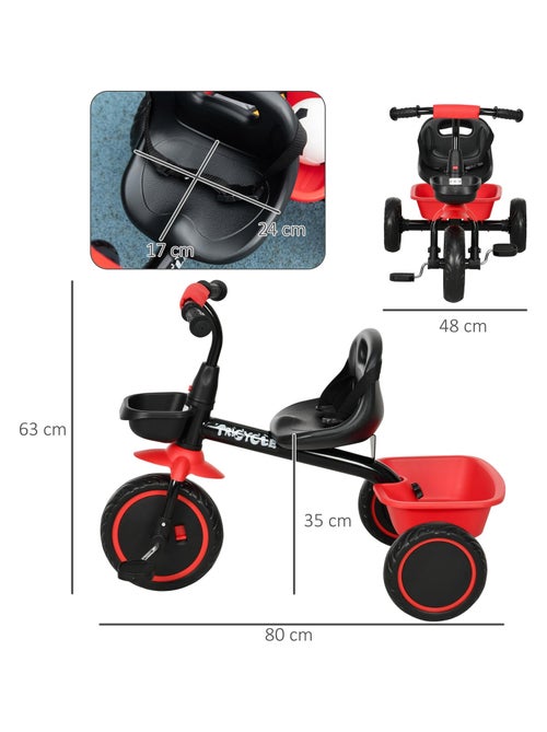 Tricycle pour enfant évolutif avec siège réglable - Kiabi
