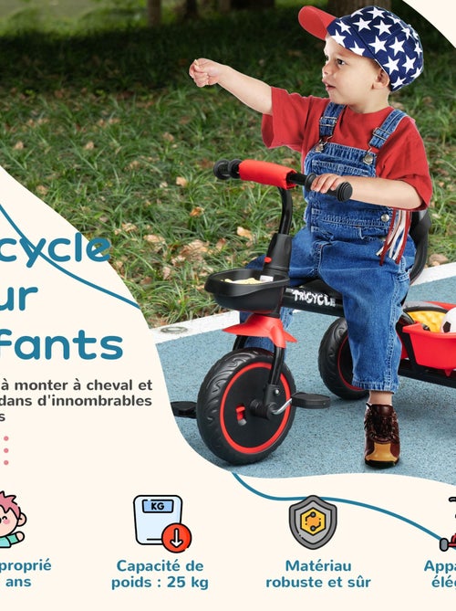 Tricycle pour enfant évolutif avec siège réglable - Kiabi