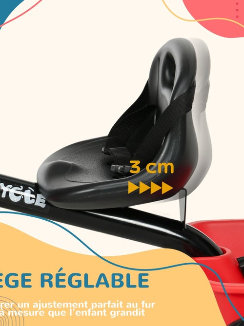 Tricycle pour enfant évolutif avec siège réglable - Kiabi
