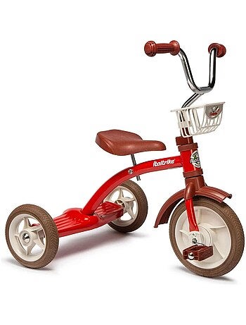 Tricycle rétro en métal rouge 10283 - Kiabi