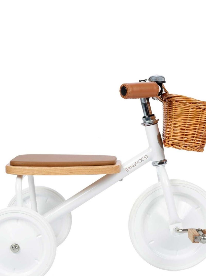 Tricycle vintage en métal blanc Banwood Blanc - Kiabi