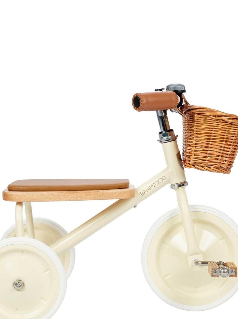 Tricycle vintage en métal crème Banwood Beige clair - Kiabi