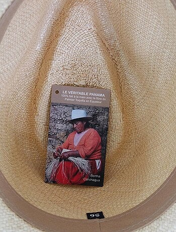 Trilby panama veritable EQUATEUR