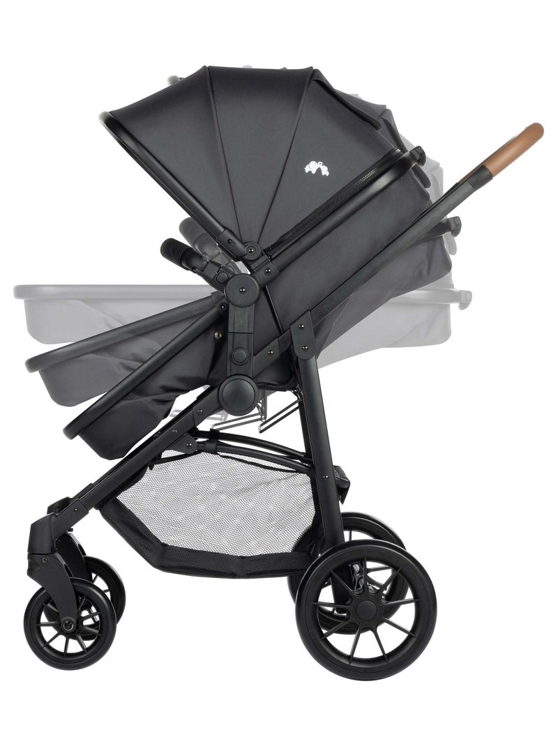 Trio Haze, Poussette avec assise convertible en nacelle, Cosi i-Size Gris - Kiabi