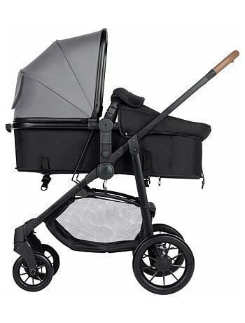 Trio haze, poussette avec assise convertible en nacelle, cosi i-size