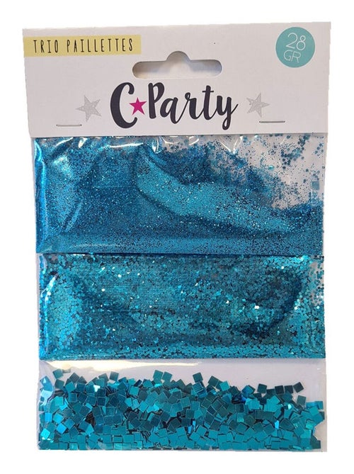 Trio paillettes Bleues - Kiabi