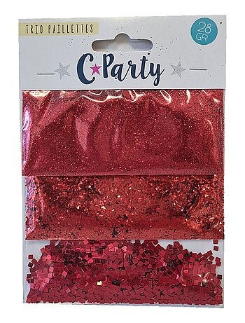 Trio paillettes Roses