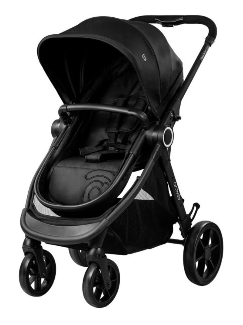 Trio poussette, nacelle, et siège auto Happy Noir - Kiabi