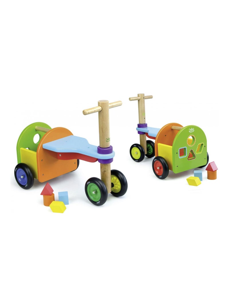 Triporteur arc-en-ciel Blanc - Kiabi