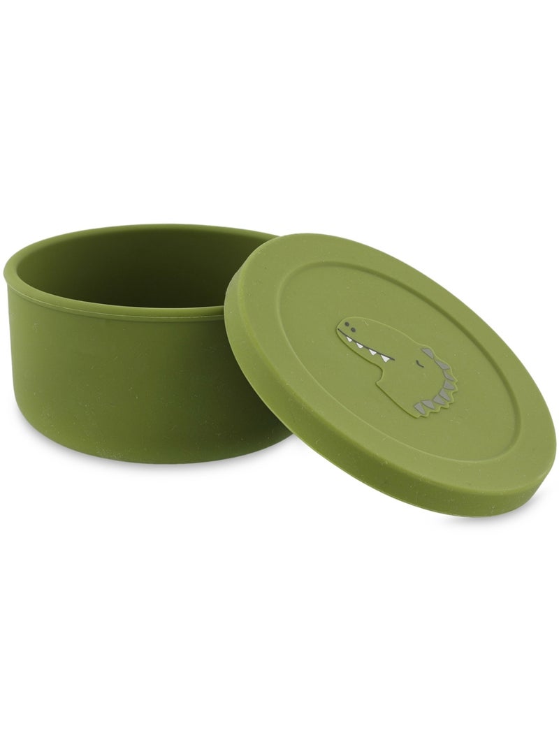 Trixie - Boîte à goûter en silicone Mr. Dino Vert - Kiabi
