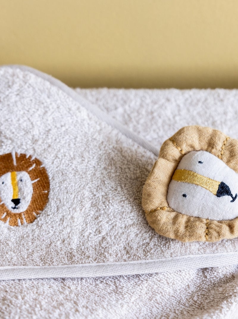 Trixie - Cape de bain Ecru - Kiabi