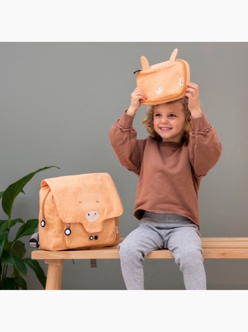 Trixie - Cartable A4 maternelle Orange corail - Kiabi