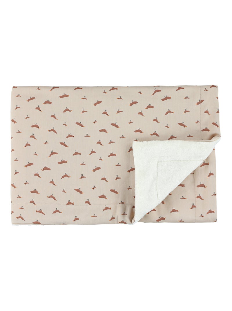 Trixie - Couverture polaire BABBLING BIRDS Ecru - Kiabi