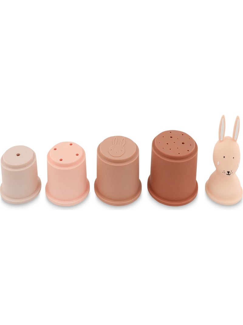 Trixie - Jouets de bain gobelets empilables Rose - Kiabi