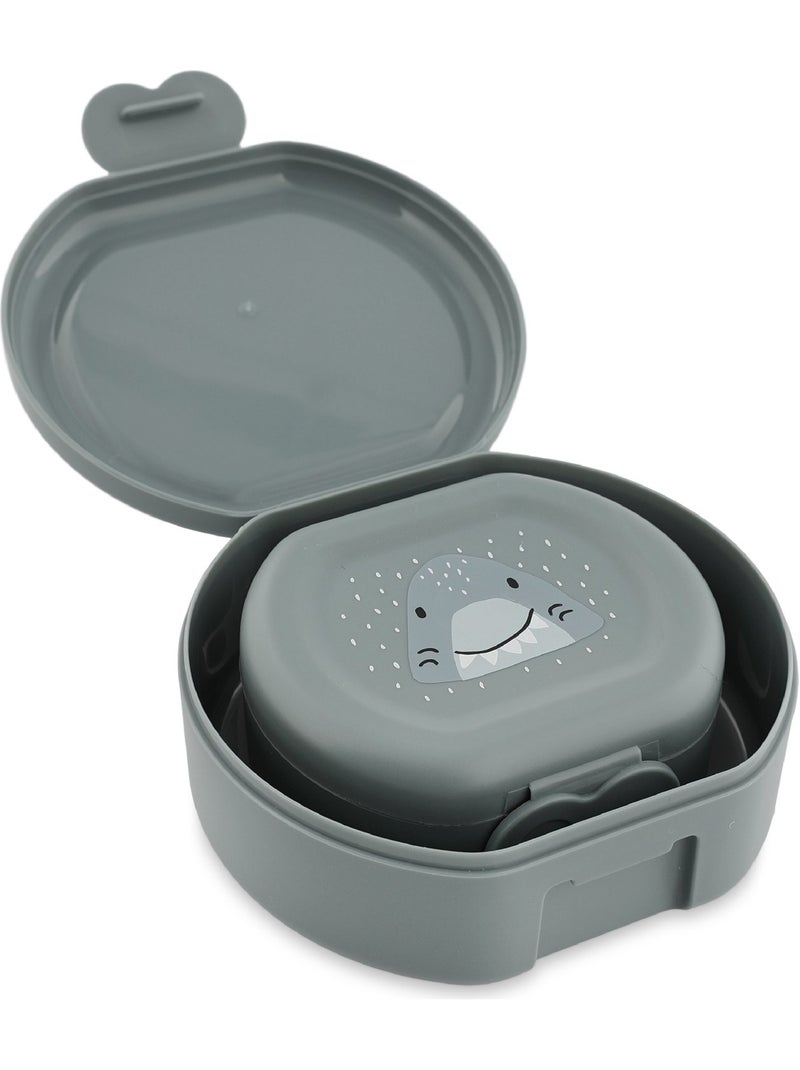 Trixie - Lot de 2 boîtes à goûter à clip Gris - Kiabi
