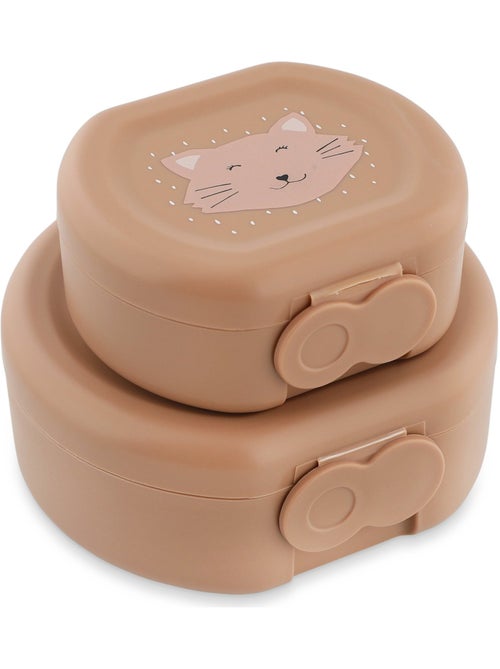 Trixie - Lot de 2 boîtes à goûter à clip - Kiabi Trixie - Lot de 2 boîtes à goûter à clip - Kiabi