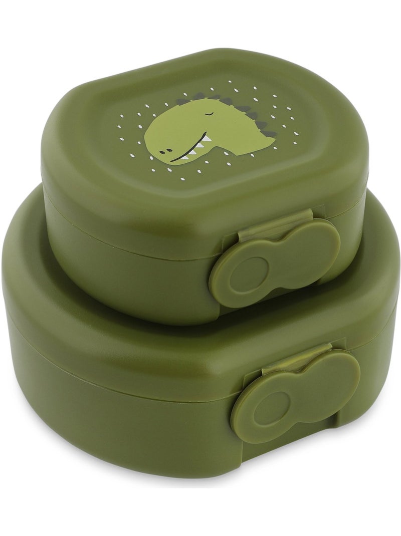 Trixie - Lot de 2 boîtes à goûter à clip Vert - Kiabi