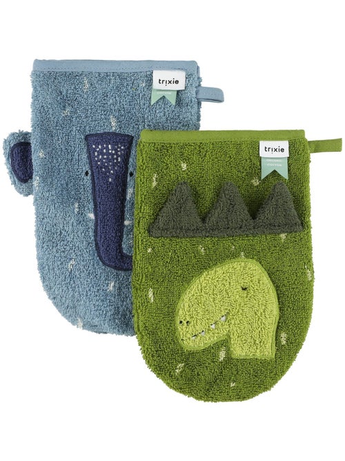 Trixie - Lot de 2 gants de toilette - Kiabi Trixie - Lot de 2 gants de toilette - Kiabi
