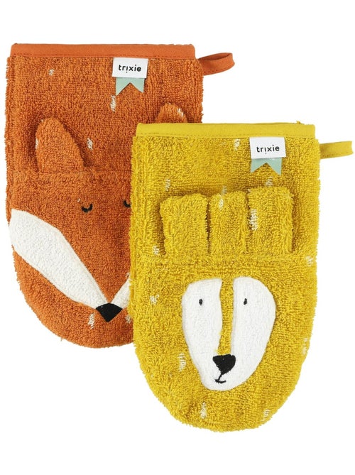 Trixie - Lot de 2 gants de toilette - Kiabi Trixie - Lot de 2 gants de toilette - Kiabi