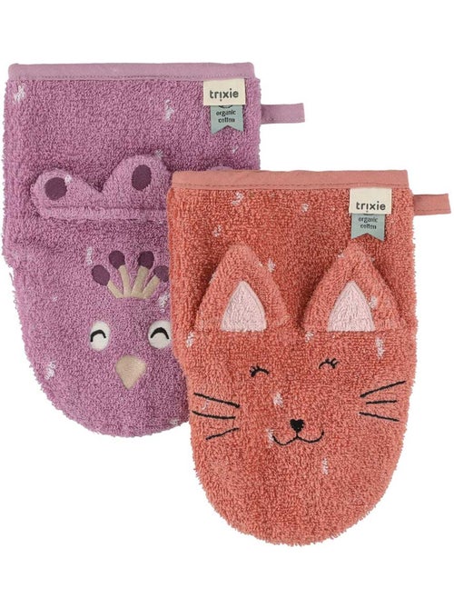 Trixie - lot de 2 gants de toilette - Kiabi